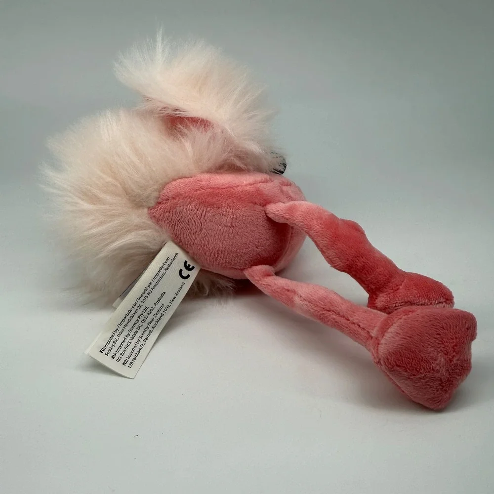 Scentsy Buddy Clip Farah Flamingo Pink Fluffy Plush Backpack Charm Scented